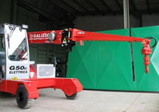 Galizia G 50 E 2 crane - load chart, specs & dimensions (2014 - 2024)