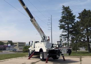 G50F HiReach Elliott Equipment Truck Mounted Telescopic Boom Lifts
