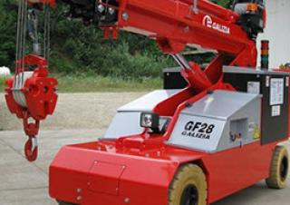 Galizia GF 28 crane - load chart, specs & dimensions (2014 - 2024)