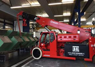 Galizia GF 550 crane - load chart, specs & dimensions (2018 - 2024)