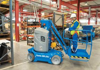 Genie GR-26J Runabout Wheeled Telescopic Boom Lifts (2010 - 2026) Specifications & Dimensions