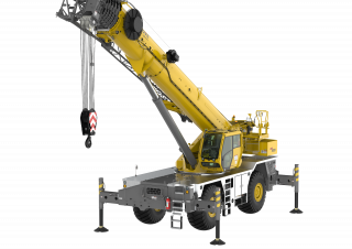 Grove GRT8120 crane - load chart, specs & dimensions (2020 - 2026)