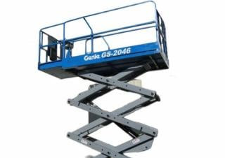 Genie GS-2046 E-Drive Wheeled scissor lifts (2021 - 2023) Specifications & Dimensions