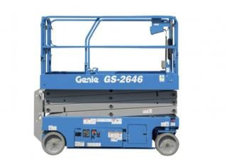 Genie GS-2646 Wheeled scissor lifts (2001 - 2021) Specifications & Dimensions