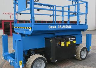 Genie GS-2669 BE Wheeled scissor lifts (2014 - 2020) Specifications & Dimensions