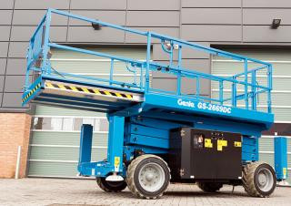 Genie GS-2669 DC Wheeled scissor lifts (2012 - 2026) Specifications & Dimensions