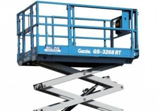 Genie GS-3268 RT Wheeled scissor lifts (2001 - 2011) Specifications & Dimensions