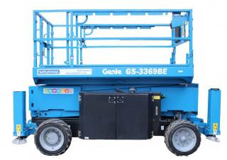 Genie GS-3369 BE Wheeled scissor lifts (2014 - 2020) Specifications & Dimensions