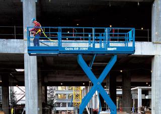 Genie GS-3384 RT Wheeled scissor lifts (2002 - 2012) Specifications & Dimensions