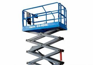 Genie GS-4046 E-Drive Wheeled scissor lifts (2024 - 2026) Specifications & Dimensions