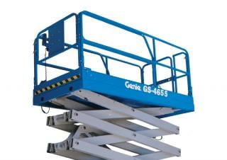 Genie GS-4655 E-Drive Wheeled scissor lifts (2020 - 2026) Specifications & Dimensions