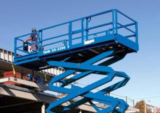 Genie GS-5390RT Wheeled scissor lifts (2001 - 2018) Specifications & Dimensions