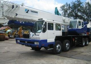 Tadano GT-550EX crane - load chart, specs & dimensions (2021 - 2026)