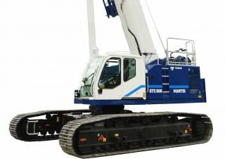 Tadano GTC-500 crane - load chart, specs & dimensions (2019 - 2026)