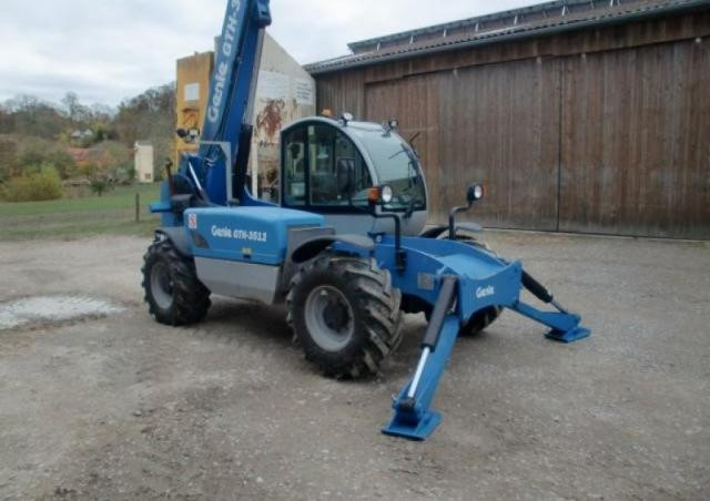 Genie GTH 3514 R Rotating Telehandler Specs & Dimensions (2002 - 2010)