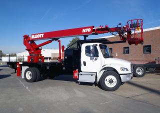 H70R HiReach Elliott Equipment Truck Mounted Telescopic Boom Lifts