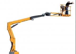 HA32 CJ Haulotte Wheeled Articulating Boom Lifts