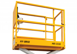 HB-1230 Custom Equipment Wheeled scissor lifts