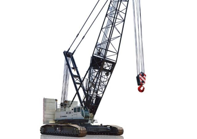 TEREX CRANES HC 285 crane - load chart, specs & dimensions (2016 - 2021)