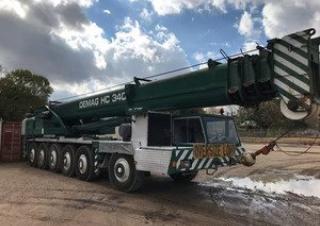 Terex-Demag HC 340 (12x6x8) crane - load chart, specs & dimensions ( - 2026)