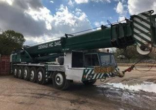 Terex-Demag HC 340 (12x6x8) crane - load chart, specs & dimensions ( - 2026)