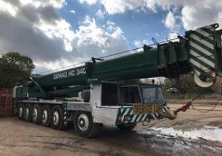 Terex-Demag HC 340 (12x6x8) crane - load chart, specs & dimensions ( - 2026)
