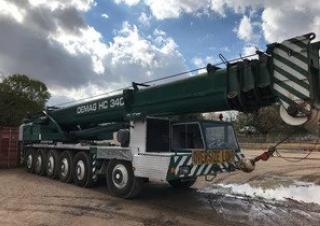 Terex-Demag HC 340 (12x6x8) crane - load chart, specs & dimensions ( - 2026)