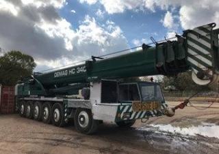 Terex-Demag HC 340 (12x6x8) crane - load chart, specs & dimensions ( - 2026)