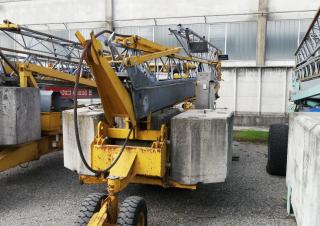Potain HD 16 A-6PC7 crane - load chart, specs & dimensions (1992 - 1994)
