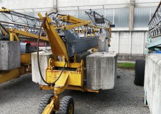Potain HD 16 A-9PC10 crane - load chart, specs & dimensions (1992 - 1994)