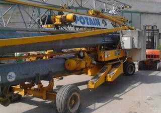 Potain HD 16 B-6PC7 crane - load chart, specs & dimensions (1995 - 1997)