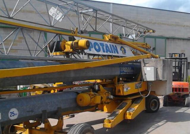 Potain HD 16 B-6PC7 crane - load chart, specs & dimensions (1995 - 1997)