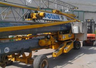 Potain HD 16 B-9PC10 crane - load chart, specs & dimensions (1995 - 1997)