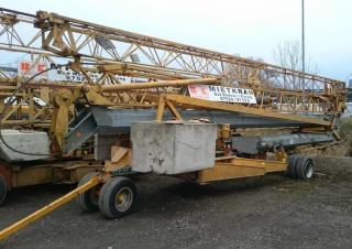 Potain HD 21 B 9PC10-1,9 m crane - load chart, specs & dimensions (1995 - 1997)