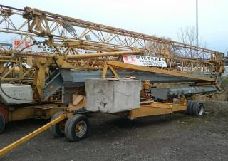 Potain HD 21 B 9PC10-1,9 m crane - load chart, specs & dimensions (1995 - 1997)