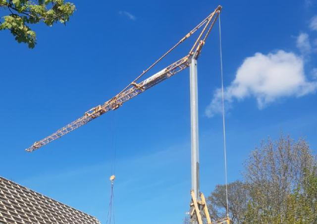 Potain HD 25 9LVF10 crane - load chart, specs & dimensions (1998 - 2001)