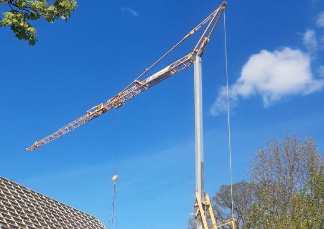 Potain HD 25 9LVF10 crane - load chart, specs & dimensions (1998 - 2001)