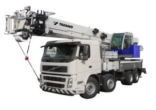 Tadano HK 60 crane - load chart, specs & dimensions (2006 - 2011)