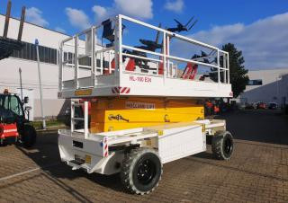 Holland-Lift HL 160 E 24 Wheeled scissor lifts (2014 - 2015) Specifications & Dimensions
