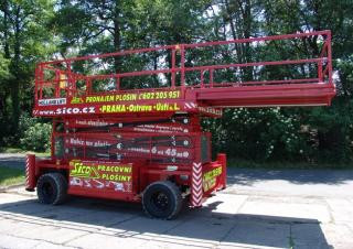 Holland-Lift HL 220 D 25 4WD/P/N Wheeled scissor lifts (2014 - 2015) Specifications & Dimensions