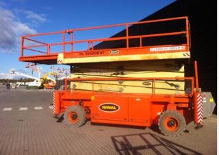 Holland-Lift HL 235 D 25 4WD/P/N Wheeled scissor lifts (2014 - 2015) Specifications & Dimensions