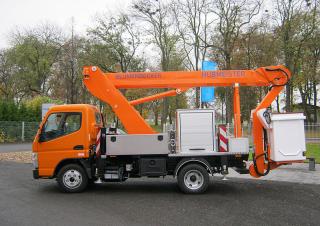 HM 16 TKI Blumenbecker - Hubmeister® Trailer Mounted Articulating Boom Lifts
