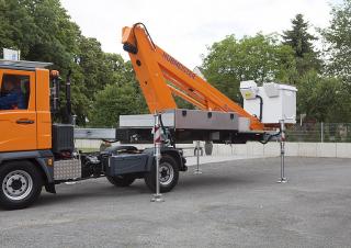 HM 22 TVA Blumenbecker - Hubmeister® Truck Mounted Telescopic Boom Lifts