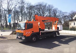 HM 26 TKI Blumenbecker - Hubmeister® Trailer Mounted Articulating Boom Lifts