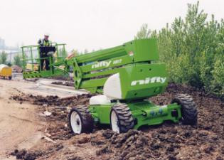 Niftylift HR 17 Wheeled Articulating Boom Lifts (2006 - 2013) Specifications & Dimensions