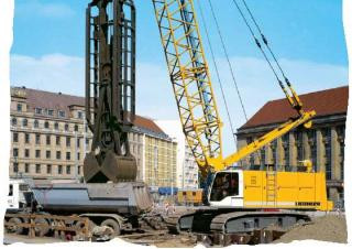Liebherr HS 845 HD Litr. crane - load chart, specs & dimensions (2006 - 2014)