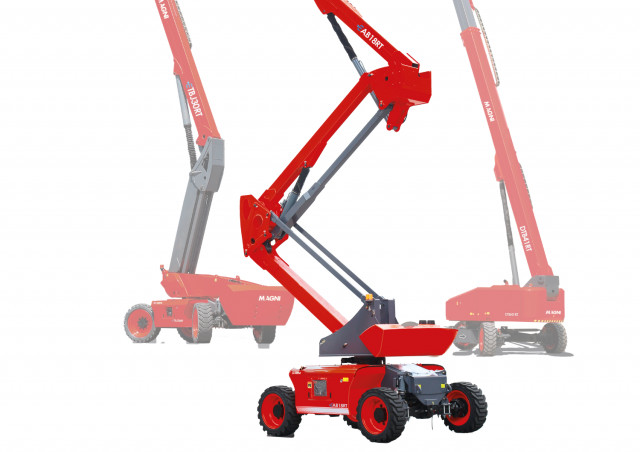 MAGNI HTB16RT Wheeled Telescopic Boom Lifts (2024 - 2026) Specifications & Dimensions