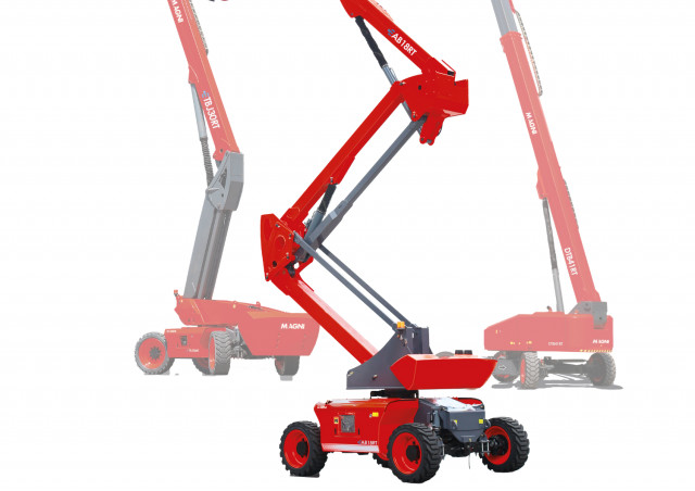 MAGNI HTB36RT Wheeled Telescopic Boom Lifts (2024 - 2026) Specifications & Dimensions