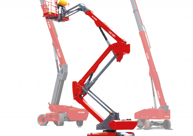 MAGNI HTB41RT Wheeled Telescopic Boom Lifts (2024 - 2026) Specifications & Dimensions
