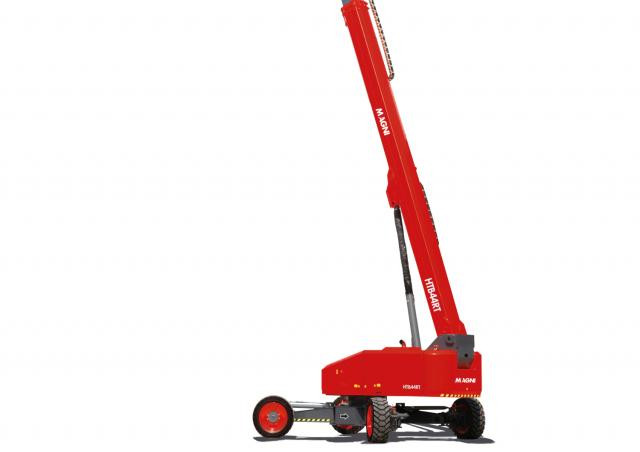 MAGNI HTB44RT Wheeled Telescopic Boom Lifts (2024 - 2026) Specifications & Dimensions